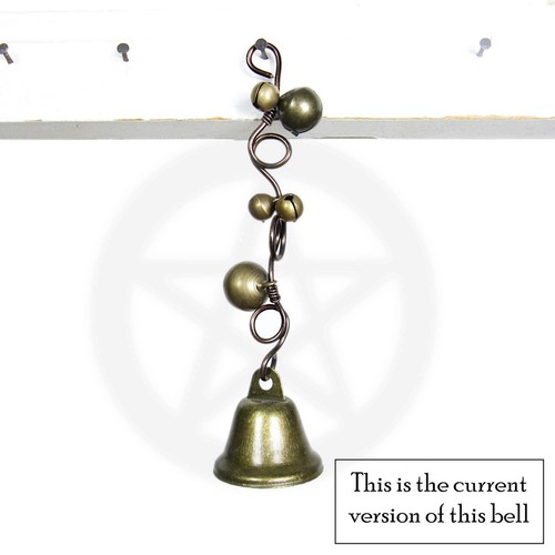 Witch's Bell Hanging Vine-like Handmade Protection Cleansing Pagan Wiccan Decor