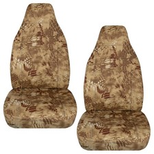 Front Set High Back Seat Covers Fits 1997 To 2006 Ford Expedition Camouflage