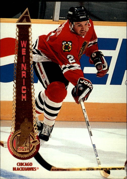1994-95 Pinnacle #186 Eric Weinrich - HKY