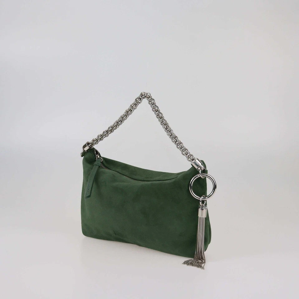 Bolso clutch Jimmy Choo verde Callie Foto 2 de 4
