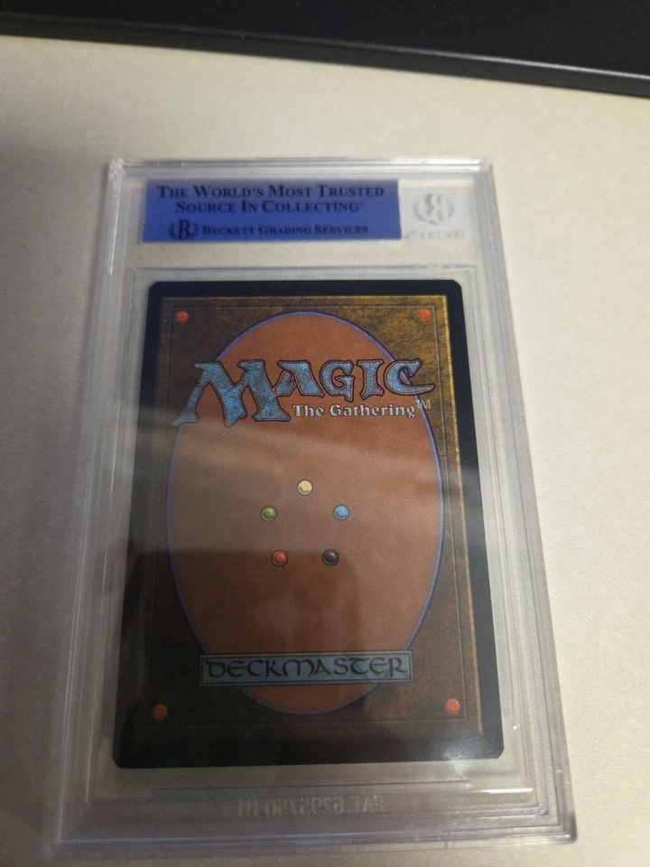 BLACKER LOTUS MTG Unglued BGS 9 MINT RARE Artifact 1998 Christopher Rush Art - Image 4 of 4