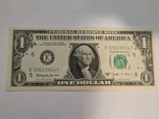 1963-B Joseph W. Barr $1 Note in Brilliant Uncirculated (BU) condition