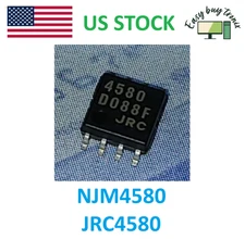 5Pcs/Lot NJM4580M JRC4580 4580D 4580 SOP-8 Dual Operational Amplifier