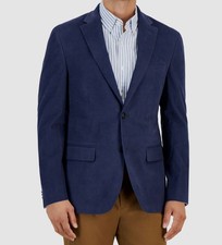 Tommy Hilfiger Men's Blue Light Corduroy Modern-Fit Sport Coat Jacket Size 38R