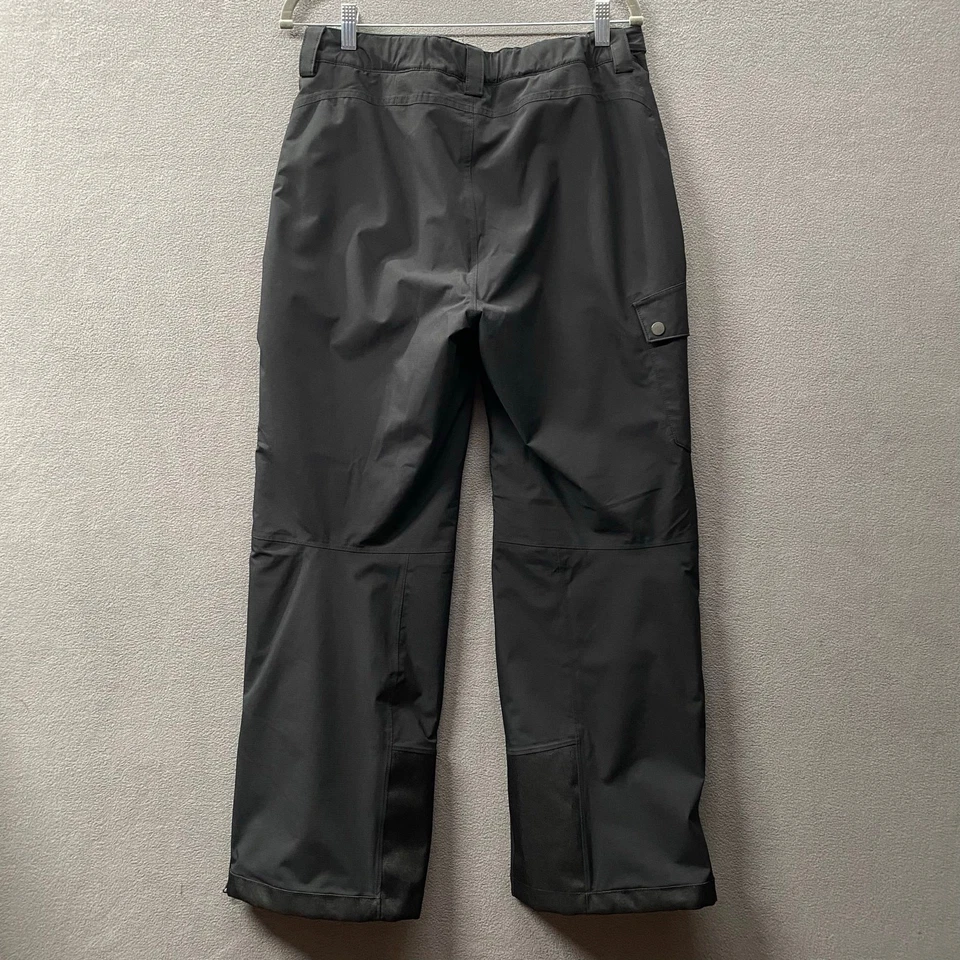 Pantalones de nieve REI Co Op Big Kids forrados de lana sin talla 30" cintura negros cálidos para esquí Foto 2 de 4