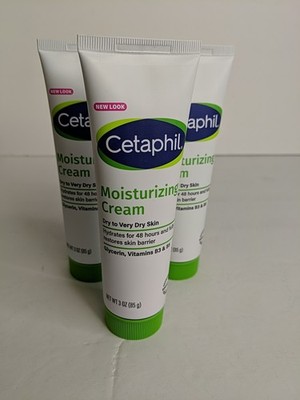 3x NEW Cetaphil Skin Moisturizer Hydrating Moisturizing Cream 3 oz
