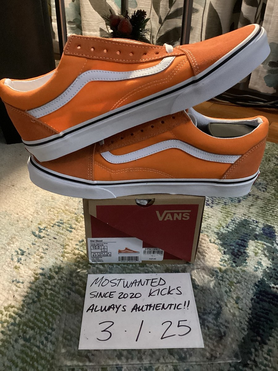 靴 vans old skool ORANGE TIGER Vans Old Skool (Orange Tiger/True White) - Item Number