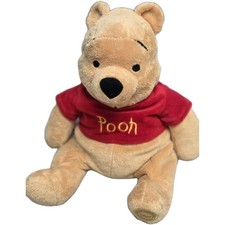 Disney Store Exclusive Winnie The Pooh Disney Weighted Medium 15" Stuffed Bear