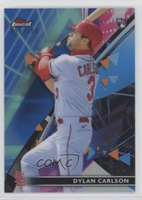 2021 Topps Finest Purple/Aqua Vapor Refractor 95/250 Dylan Carlson #42 0nr3