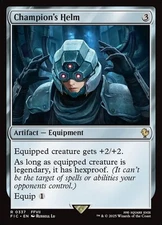 Champion's Helm 337 - NM - Final Fantasy Commander - MTG