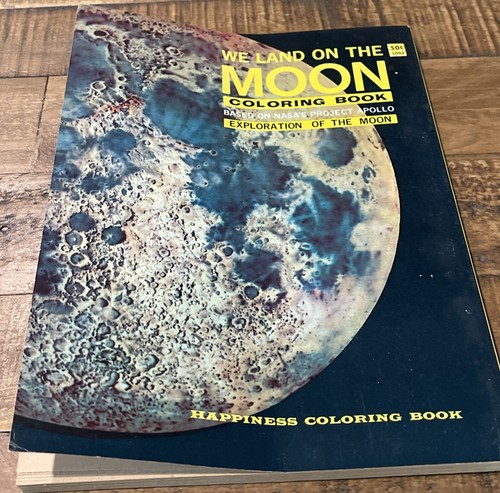VTG...We Land on the Moon Coloring Book..Based on NASA's Project Apollo 1969 - Picture 4 of 4