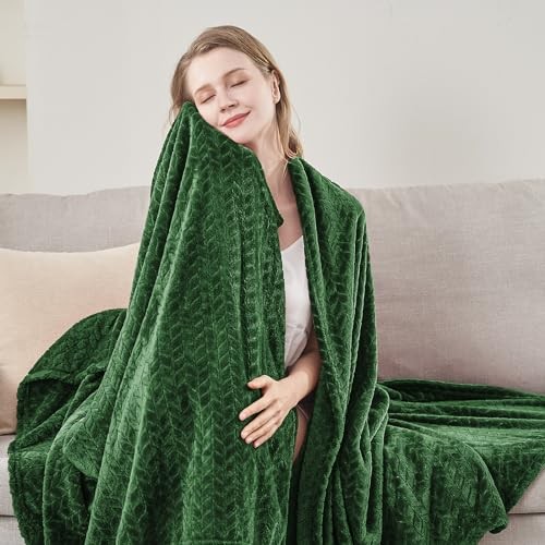 Fleece Throw Blankets, Super Soft Flannel Cozy Blankets for Adults, Washable - Picture 5 of 7