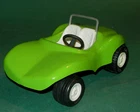 Vintage 1970's Lime Green Tonka Fun Buggy Dune Buggy 6.5" Pressed Steel
