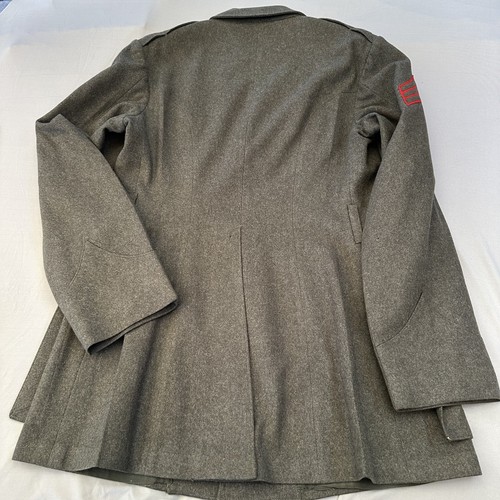 Vintage 1944 USMC Wool Dress Jacket Sergeant Chevron WWII Military Uniform USA 1 - Picture 13 of 21