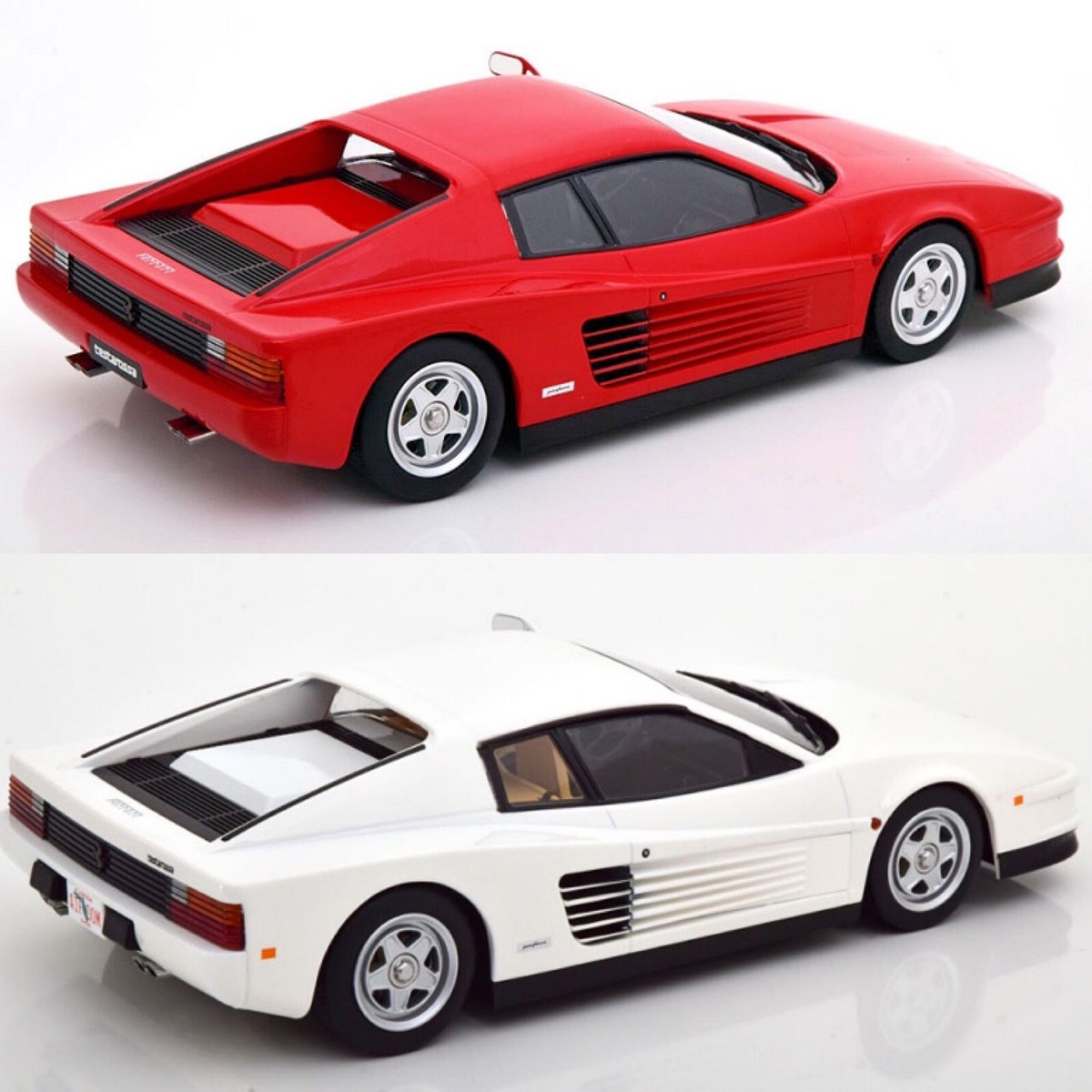 ミニカー Ferrari Testarossa 1984 SET OF 2 MODELS 1984 FERRARI TESTAROSSA 1:18 by KK SCALE