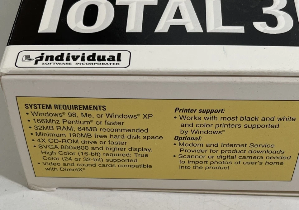 Total 3D Landscape Deluxe V4 (2002)+User Guide Individual Software/New - Image 4 of 4