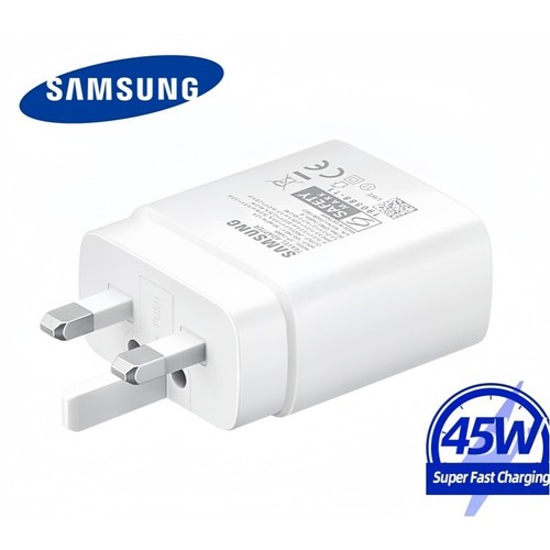 Genuine Samsung 45W Super Fast Type C Charger Plug/ Cable For Galaxy S22 S23 S24 - Picture 13 of 18