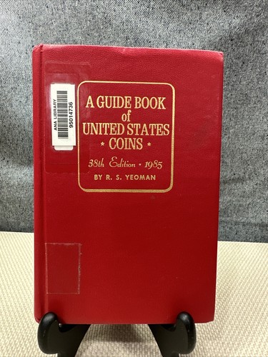 1985 Red Book Guide United States Coins 38th Edition Numistatic Library CO
