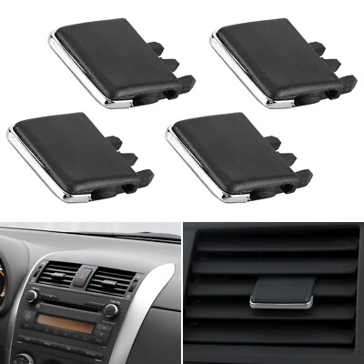 4x Universal Car Front Center AC Vent Air Conditioning Vent Outlet Tab Clips