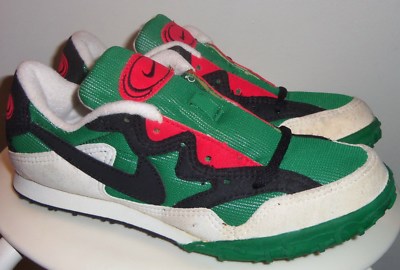NEW VINTAGE 1997 NIKE ZOOM COUNTRY 2 (FORST/ BLK/ ATOM RD) TRACK & FIELD SHOES 6