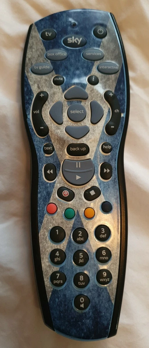 Télécommande Sky Plus HD drapeau écossais