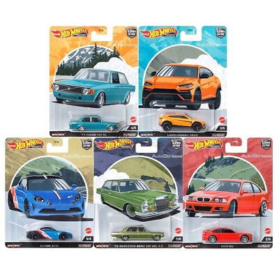 Hot Wheels Car Culture Auto Strasse Set of 5 Cars FPY86-957Q Diecast