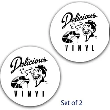 Set of 2 Delicious Vinyl #2 Slipmat Turntable 12" Scratch Pad Slip Mat DJ x2
