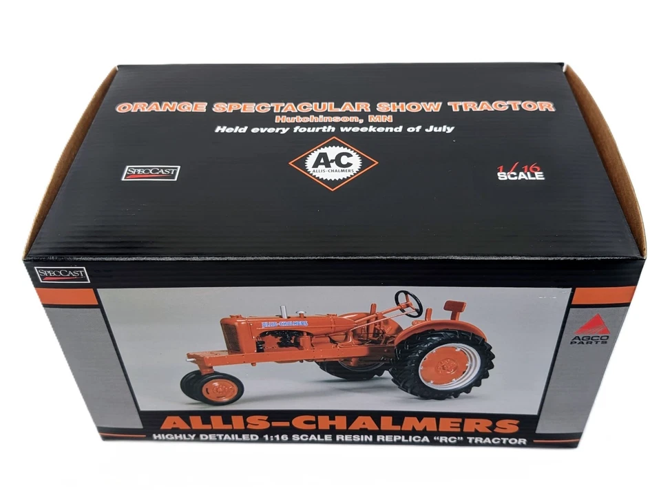 1/16 Allis Chalmers RC Tractor, Orange Spectacular Show - Image 3 of 4