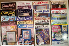Lot CROSS STITCH Magazines LOVE CROSS STITCH Quick COUNTRY CRAFT Lot of 20