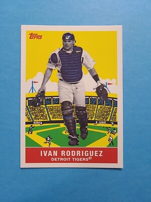 IVAN RODRIGUEZ 2007 TOPPS FLASHBACK FRIDAYS BASEBALL CARD # FF15 G2396