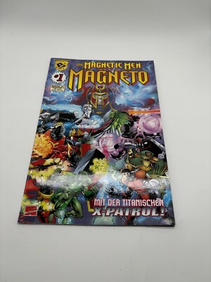 1997 Comic MAGNETIC MEN mit MAGNETO #1 Marvel DC Crossover 4 Amalgam dt. Z1-2