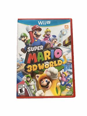 Super Mario 3D World (Nintendo Wii U, 2013) Complete Tested CIB