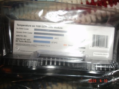 Arctic RC Pro RAM Cooler Turbo Module Quiet 2x56mm Fans Molex 