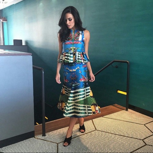 Alice McCall Skirt AU 6 US 2 Curioser Lake Como Print Dream Catcher-Resort ‘15 - Picture 4 of 16