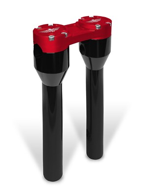 Heinzbikes 8'' Clubstyle Straight Riser: 1 Inch Black Red