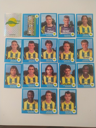 Panini Foot 1994 94 NANTES FCN MARRAUD LOKO MAKELELE OUEDEC 207 212 216 217