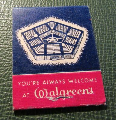 Matchbook - Walgreens Drug Store Pentagon Washington DC FULL