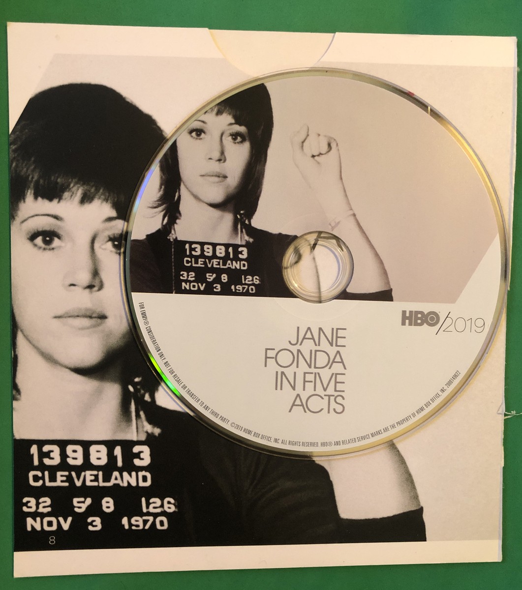 JANE FONDA IN FIVE ACTS EMMY FYC DVD HBO BIOGRAPHY DOCUMENTARY
