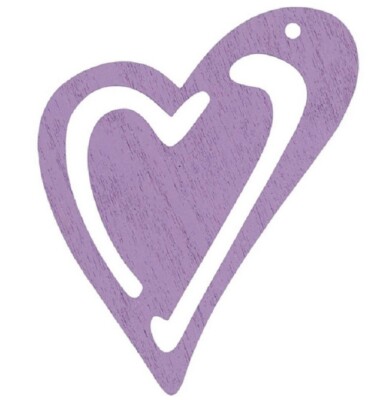 10 Stk Holzherzen LILA geschwungen HOLZ HERZEN Namenskarten Hochzeit Platzkarten
