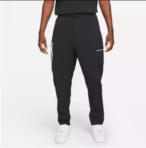 30 - Nike Utility Pants Black DM6681-010 Men's Taper Leg zip cargo pocket $85