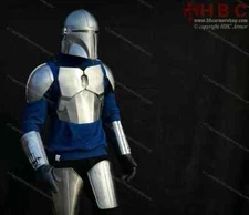 Full Body Armor Suit with Helmet Mandalorian Halloween Costume Star War