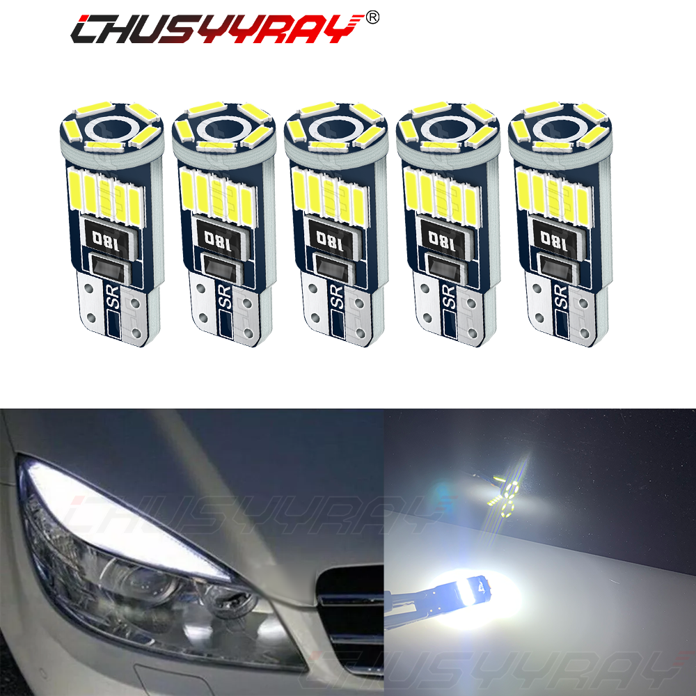 5x For Mercedes Benz W204 C300 C350 C63 AMG LED W5W Eyebrow Eyelid