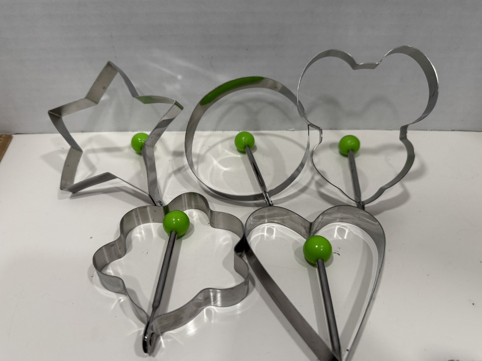 5 Pcs Fried Egg  Stainless Steel Pancake Ring Mold Cooking Kitchen Tools