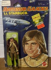 Product Image: Vintage 1978 Mattel Battlestar Galactica Lt Starbuck Moc Bubble Open Nm Fig*218