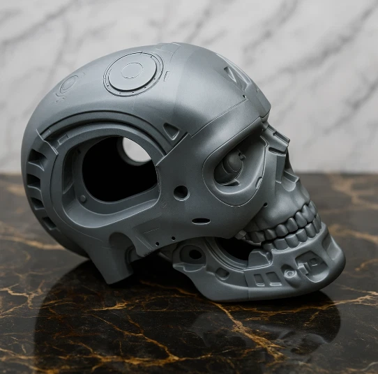 Terminator Endoskeleton Skull Life-Size Cybernetic Replica Skynet Prop Cosplay - Image 3 of 3