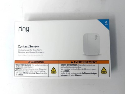 Ring - Alarm Contact Sensor (2nd Gen) (6-Pack) - White 4SD6SZ-0EN0 New Sealed