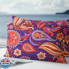 Polyaround Waterproof Outdoor Pillows, 12 * 20 Inch Feather and D