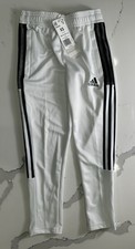 Adidas Football/Soccer Pants White- Kids 7/8y XS 0046