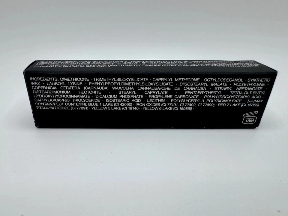 Lápiz labial de alta intensidad NARS Powermatte WALKYRIE 180 | 0,05 oz 1,6 g tamaño mini Foto 3 de 4