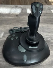 OEM Microsoft SideWinder 3D Pro Plus Joystick Flight Stick Controller Vintage PC